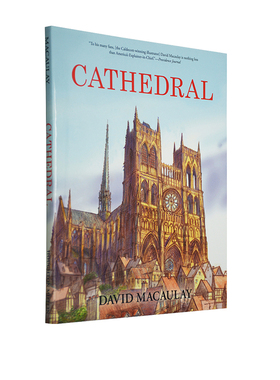 英文原版绘本 Cathedral大教堂 精装彩绘版 大卫麦考利 David Macaulay 凯迪克奖作家
