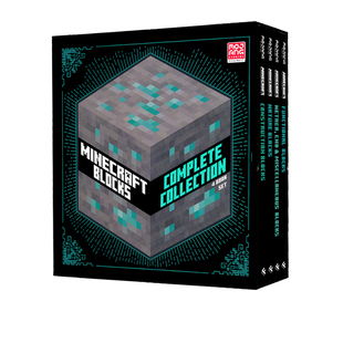 英文原版 我的世界游戏完全攻略修正版 4册 礼盒装 Minecraft Blocks 4-book Slipcase Complete Collection