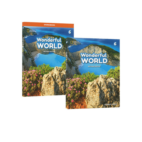 【自营】全英教辅美国国家地理 Our Wonderful World 我们的奇妙世界 5 6年级 学生书+练习册+送音频视频