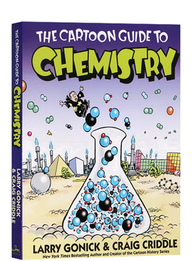化学 The Cartoon Guide to Chemistry 爆笑科学漫画 英文原版高中大学教辅用书 课后阅读趣味英语科普读物 全美学校课外阅读