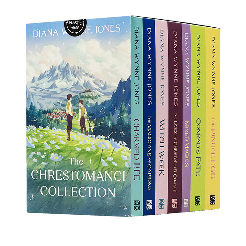 英文原版  Chrestomanci Series 7-Copy Set 克里斯托曼奇编年史 7册盒装 哈尔的移动城堡同作者 奇幻小说
