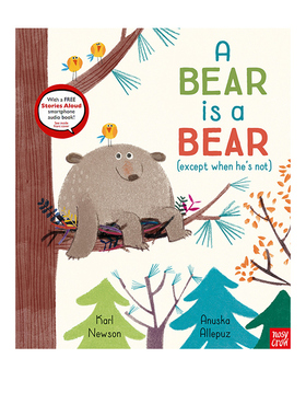 英文原版 A Bear is a Bear 熊就是熊 自我认知 幽默绘本 儿童英语启蒙绘本故事书 Nosy Crow Stories Aloud 赠官方音频