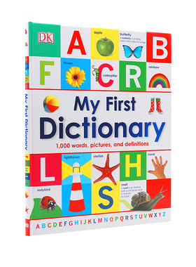 英文原版 DK字典 My First Dictionary 我的初阶单词 精装 初阶图画词典 插图字典 5-12岁