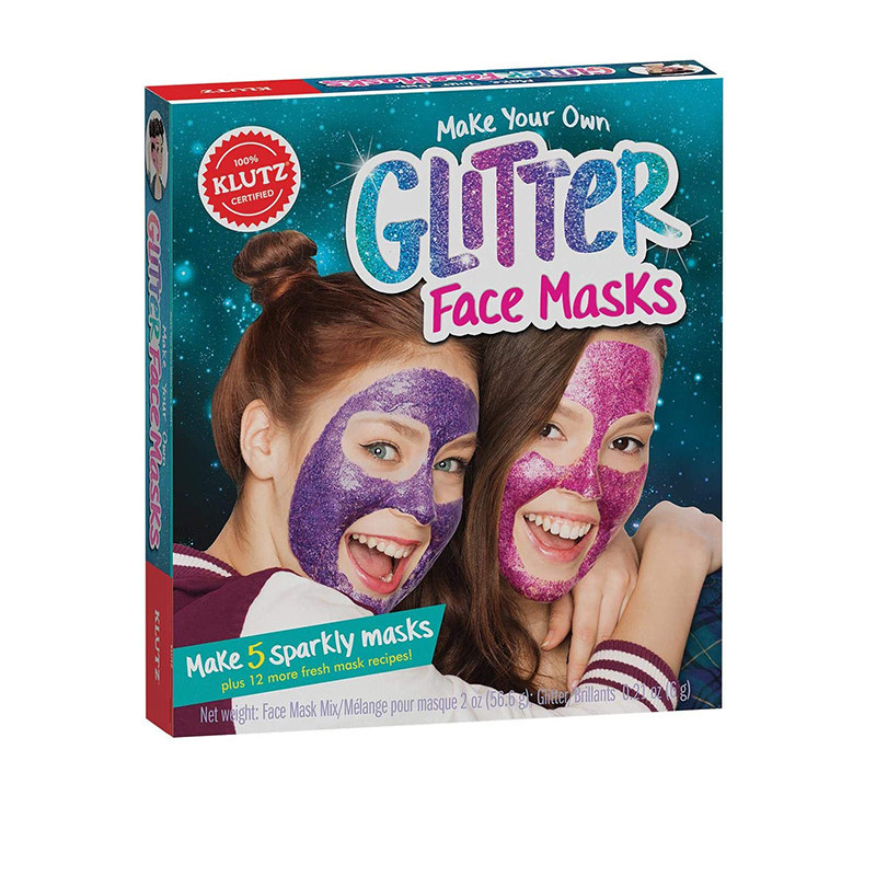英文原版 Klutz Make Your Own Glitter Face Masks 制作闪光面罩 儿童动手能力培养 益智手工DIY