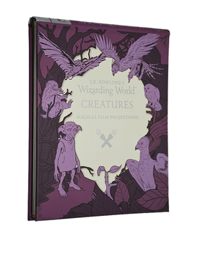 英文原版 J.K. Rowling's Wizarding World JK罗琳的巫师世界 Magical Film Projections Creatures 神奇的透明影片光影魔术书