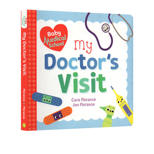 预售 宝宝智学园 小小医学院Baby Medical School：My Doctor's Visit 医生的日程 幼儿医疗知识科普 知识类绘本