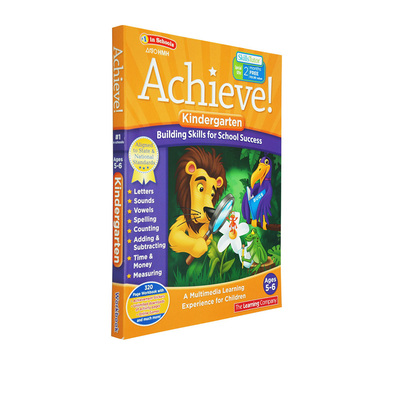 英文原版 Achieve Kindergarten Building Skills for School Success  幼儿园拼写练习册 附答案