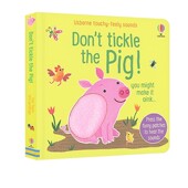 Don 亲子互动绘本图画书 别给小猪挠痒痒 Pig 儿童触觉感官认知 Tickle Usborne 尤斯伯恩 纸板触摸发声书 the 英文原版 预售