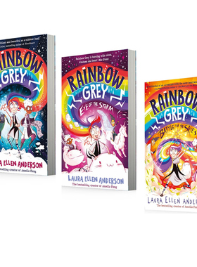 英文原版 Rainbow Grey 彩虹灰系列3册合售 风暴之眼/天空之战 青少年奇幻章节小说 Laura Ellen Anderson