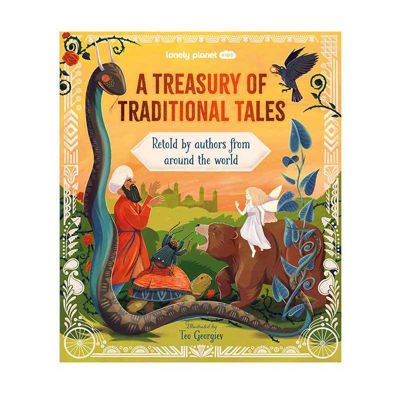 预售 英文原版 Lonely Planet Kids A Treasury of Traditional Tales 孤独星球儿童 传统故事宝库 来自世界各地的故事