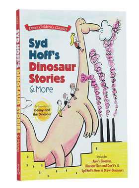 Syd Hoff's Dinosaur Stories 英文原版 恐龙故事合辑 全彩大开本 Dover Children's Classics