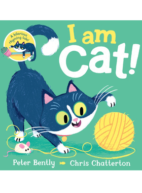 英文原版 I am Cat 我是一只猫 儿童英语启蒙图画书 Peter Bently 麦克米伦 Macmillan