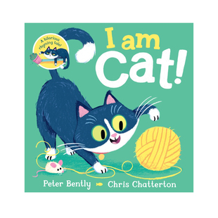 Cat 我是一只猫 麦克米伦 Macmillan Bently Peter 英文原版 儿童英语启蒙图画书