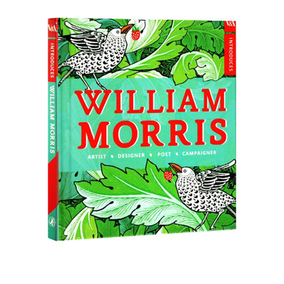 英文原版 V&A Introduces William Morris 精装 V&A收藏版系列 英国艺术家设计师 作家威廉莫里斯 人物传记