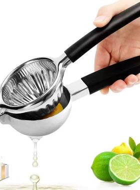 手动榨汁器304不锈钢柠檬夹柠檬榨汁器Juicing apparatus水果压汁