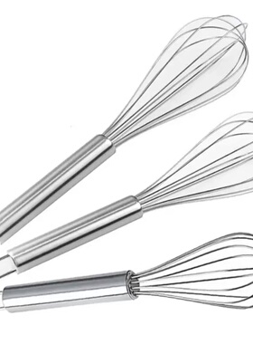 6线不锈钢手动打蛋器 厨房DIY搅拌器蛋糕烘焙用品工具 egg beater