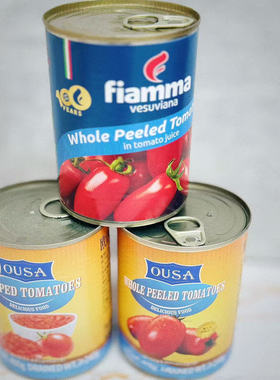 WHOLE PEELED TOMATOES juice意大利去皮番茄脱皮碎番茄CHOPPED