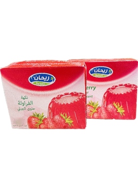 Strawberry Jelly Dessert 草莓果冻粉 布丁粉75G红色果冻