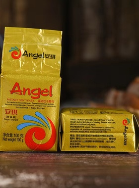安琪酵母 耐高糖高活性100g家用面包发糕馒头包子发酵粉DRY YEAST