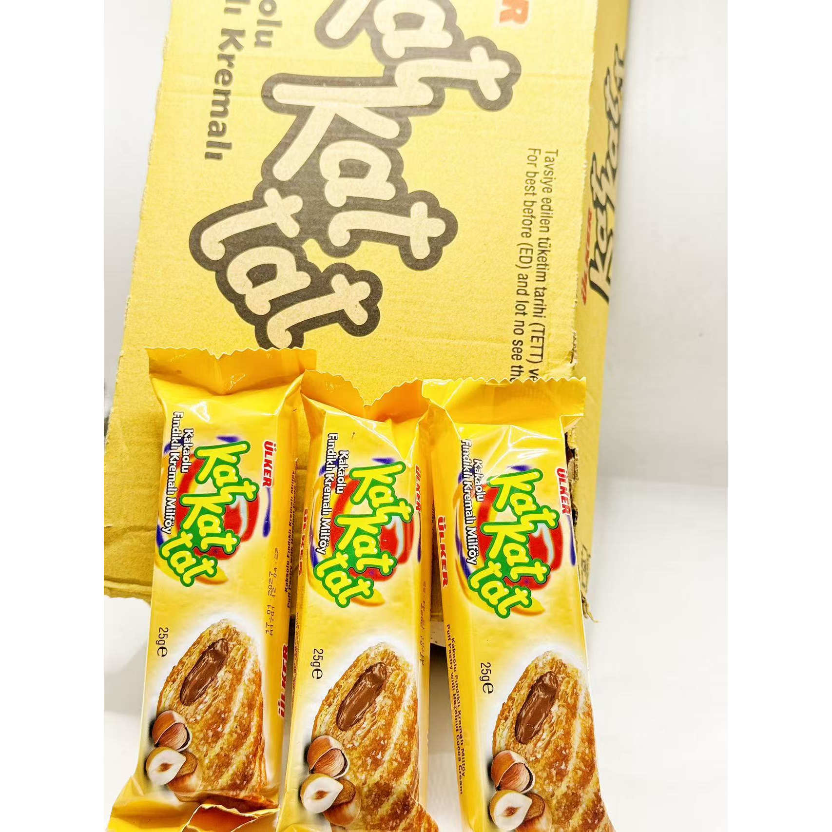 katkattat Kakaolu Findikli kremaki Miloy土耳其夹心饼干巧克力