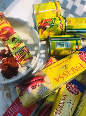 Harissa135G调味辣椒酱hot pepper辣味Tunisia酱料即食突尼斯酱料