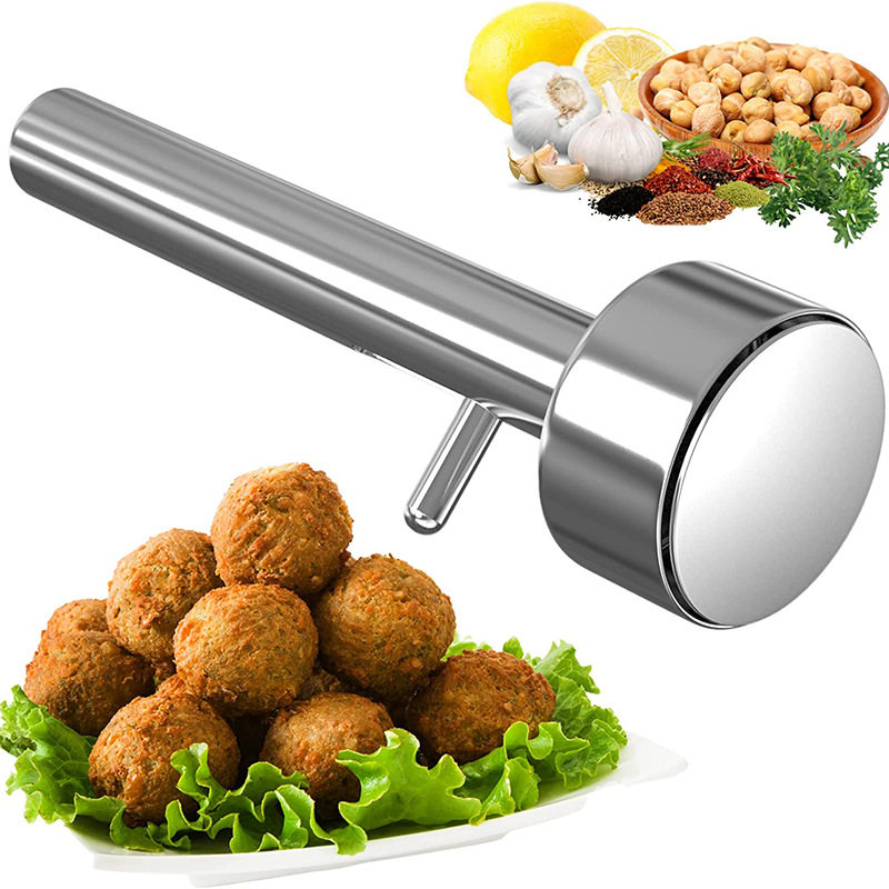 不锈钢肉丸子勺沙拉三明治制作勺肉丸神器Falafel Scoop Maker豆,厨房/烹饪用具,DIY模具,淘宝优惠券,粉丝福利购,淘宝优惠卷