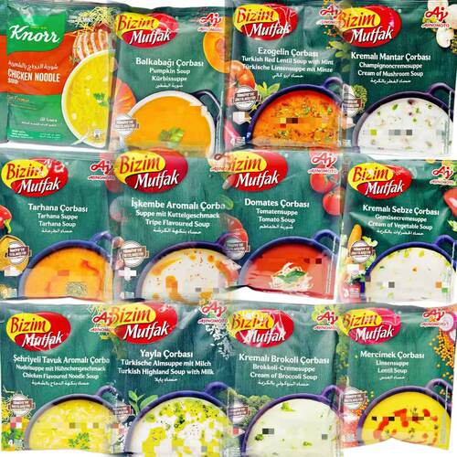 Soup奶油鸡肉汤粉原味汤早餐汤