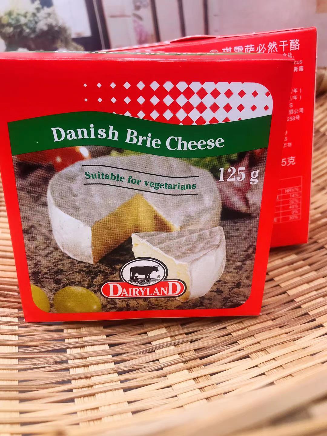 Danish Brie Cheese125G丹麦进口必然芝士乳酪奶酪即食可加热流心 咖啡/麦片/冲饮 再制奶酪 原图主图