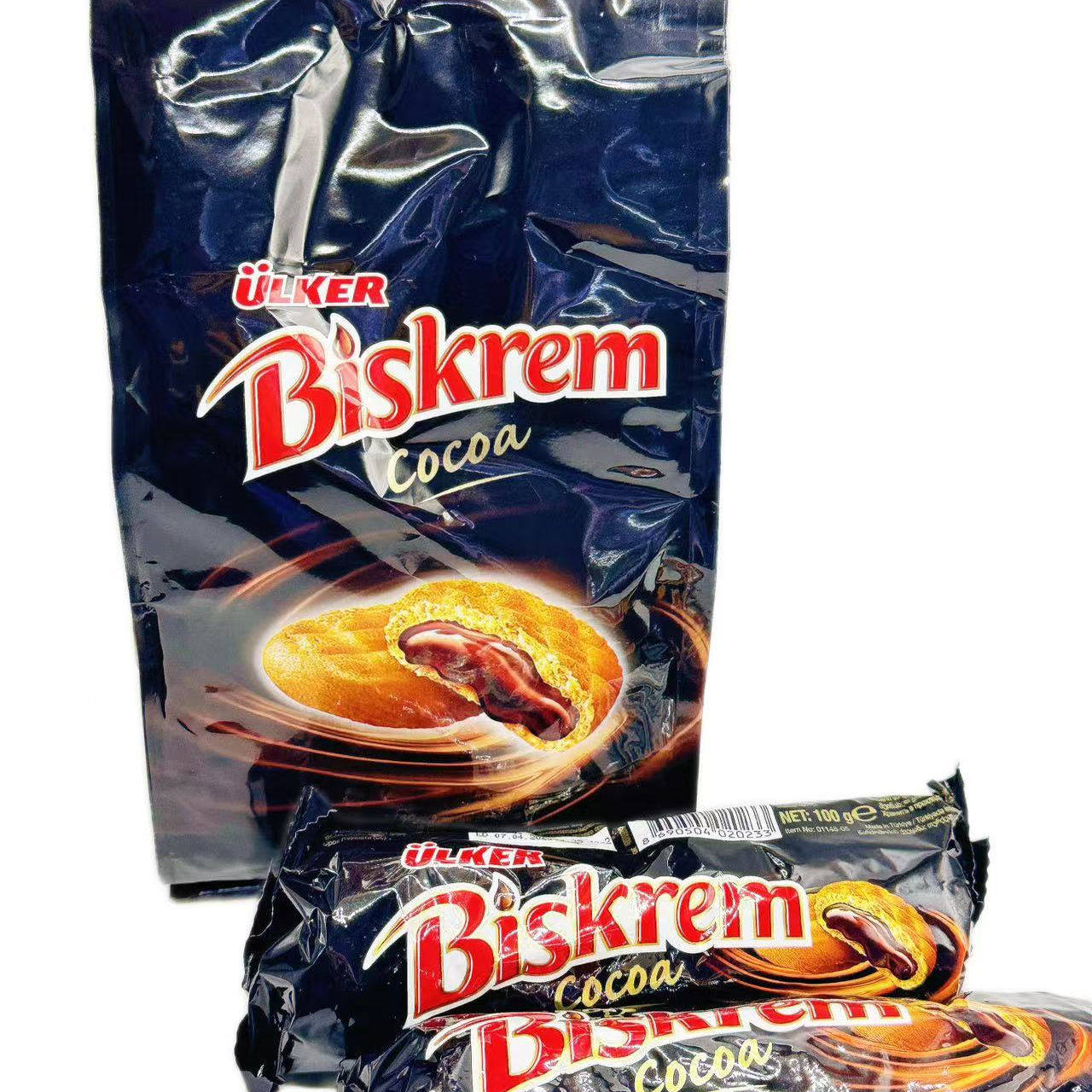 biscuit饼干土耳其进口可可酱夹心饼干Biskrem巧克力脆饼干零食
