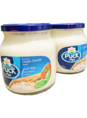 PUCK500G Cream Cheese500G玻璃瓶奶酪芝士乳酪奶油干酪涂抹芝士
