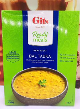 DAL TADKA焖扁豆咖喱300G印度小吃加热即食酱菜营养早餐汤India