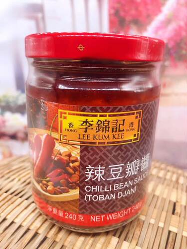 辣豆瓣酱240G调味酱 辣椒酱CHILLI BEAN SAUCE TOBAN DJAN酱料豆