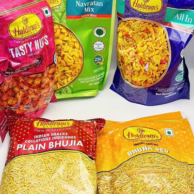 Haldiram's印度小吃TASTY NUTS即食混合坚果Navratan零食India