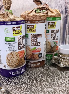 BROWW RICE CAKES保加利亚糙米饼进口谷物休闲零食早餐饼