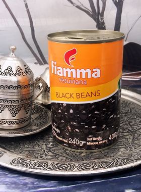 Black Beans in brine 400g意大利进口黑豆罐头 豆类 豆子即食