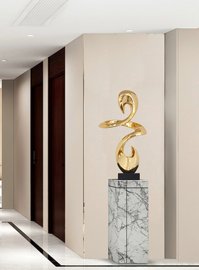 树脂招财现代简约客厅