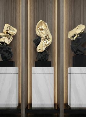 石头雕塑酒店会所售楼处玻璃钢