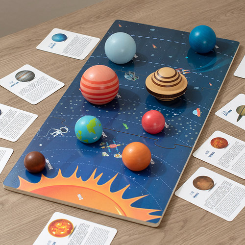 九大行星配对拼图仿真模型太阳系