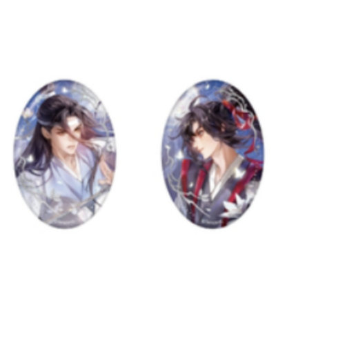 【正版】新款 魔道祖师动画剑月逐笑系列徽章挂件色纸