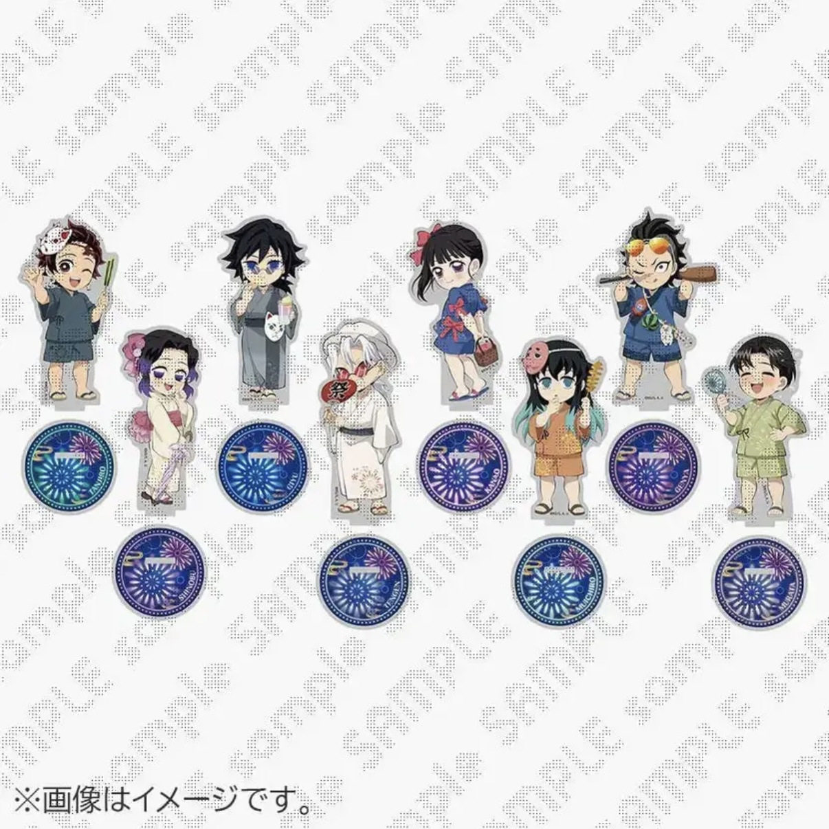 正版日谷鬼灭之刃ufotablecafe限定秋收季小熊徽章火花大会