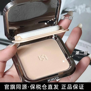品牌直发~意大利KIKO粉饼干湿两用防晒定底妆遮瑕散粉补妆干油皮