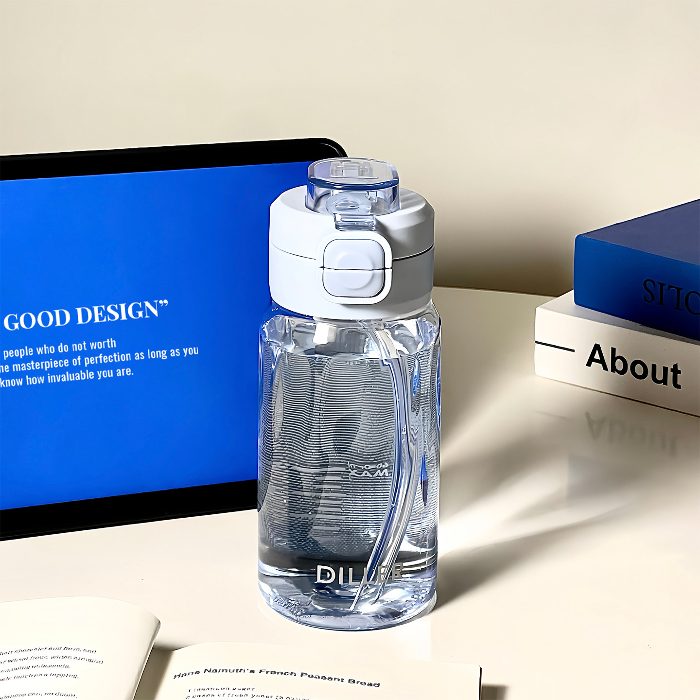 tritan母婴级双饮吸管杯2026新款成人塑料水杯子女生高颜值大容量,餐饮具,吸管杯,淘宝优惠券,粉丝福利购,淘宝优惠卷