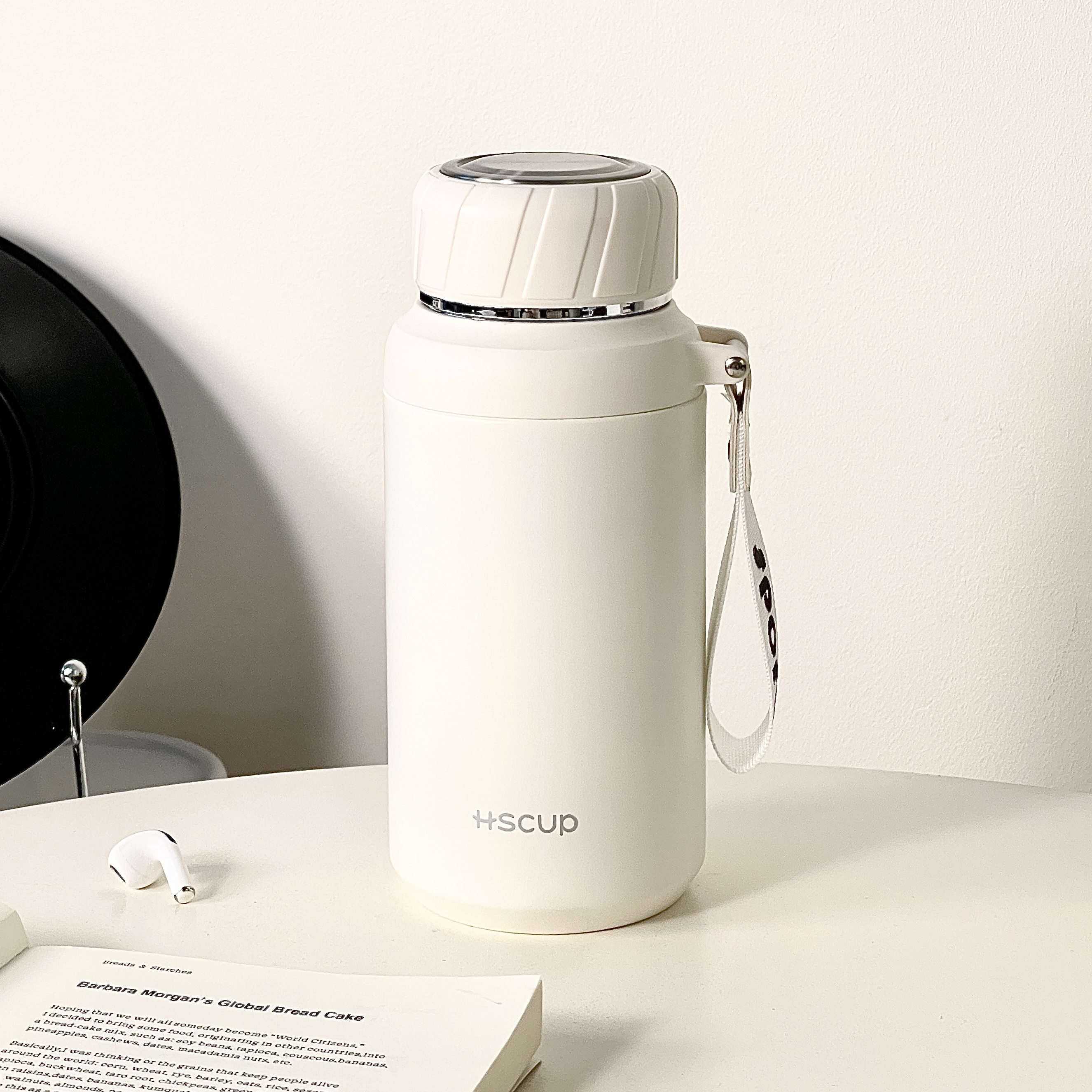 简约ins高颜值大号大容量保温杯