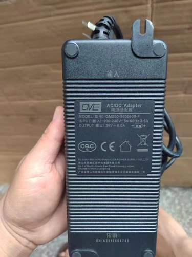 原装沁园净水器电源GM250-3600600-F适配器36v6a扁口两孔八字