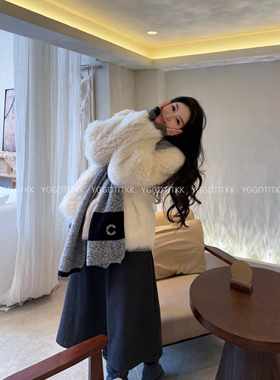 YGGD TITKK 点亮秋冬日！26FW 休闲保暖围巾百搭花纱针织外搭披肩