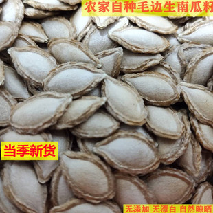 重庆农家自种老品种土南瓜子新鲜毛边生南瓜籽带壳原味干货包邮