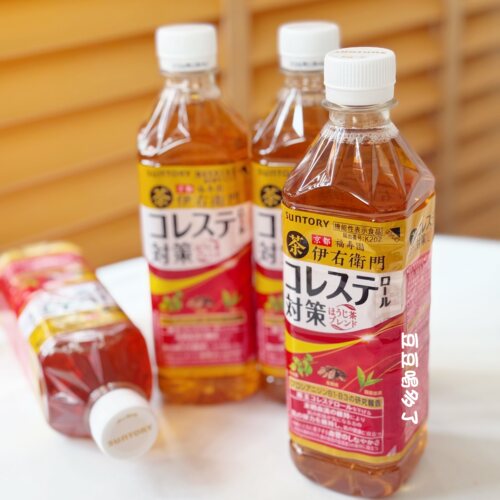 现货 日本Suntory三得利伊右卫门防控胆固醇机能对策茶饮料500ml