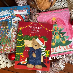 现货圣诞英国M&S玛莎威利在哪里小熊公主倒数日历巧克力礼盒礼物