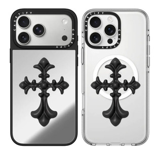现货CASETIFY正品古十字架适用苹果iPhone16/17 Pro Max防摔手机壳创意14高端air轻奢15简约时尚高端13保护套