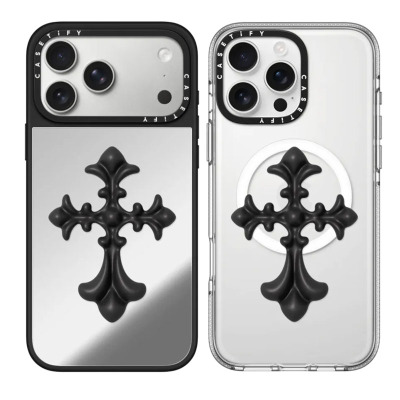 现货CASETIFY正品古十字架适用苹果iPhone16/17 Pro Max防摔手机壳创意14高端air轻奢15简约时尚高端13保护套